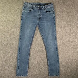 Classic Denim Slim Straight Jeans for Men